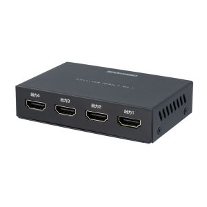 グリーンハウス GreenHouse グリーンハウス GH-HSPK4-BK 4K/30hz対応4ポートHDMIスプリッタ