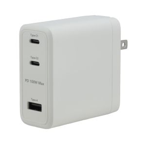 グリーンハウス Greenhouse グリーンハウス GH-ACU3PD-WH Gan搭載PD100W ACアダプタ Ax1 Cx2 ホワイト