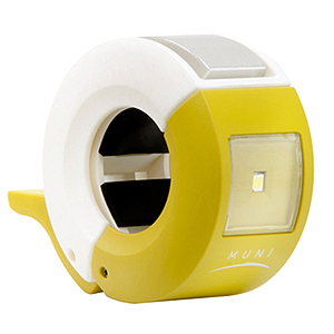 オージーケー技研 OGK オージーケー技研 ライトベル MUNI LIGHT BELL イエロー/ホワイト