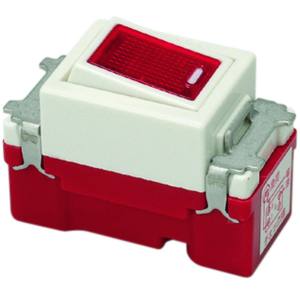 神保電器 神保電器 JEC-BN-1CR オーロラスイッチ 片切 PW