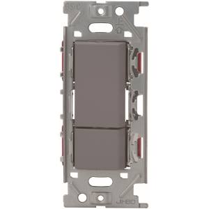 神保電器 神保電器 NKW02008 SG NKシリーズ スイッチ 3路 ダブルセット ソリッドグレー