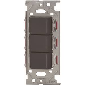 神保電器 神保電器 NKW03012 SB NK 3路チェックランプ付きトリプルスイッチセット ソフトブラック