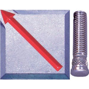 STS STS SU-9 境界用標示板 埋込用 4枚入 