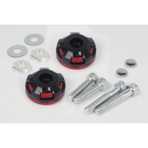 SPタケガワ TAKEGAWA SP武川 SPタケガワ 06-01-0392 2ピースバーエンド (RED/BLK) PCX/GROM/CROSS CUB等