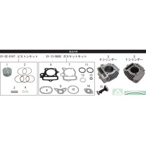 SPタケガワ TAKEGAWA SP武川 SPタケガワ 01-05-5099 S-Stage eco ボアアップキット 88cc (カム無)12Vモンキー･ゴリラ/BAJA/JAZZ (Hシリンダー)