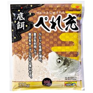 ヒロキュー HIROKYU ヒロキュー 底餌 ぺれ充 ペレジュー 330g