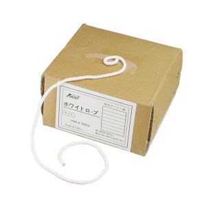 水上 MIZUKAMI トラック用ホワイトロープ φ4×100m 0953-02004