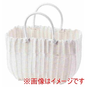 ちどり産業 ちどり産業 PP カゴバック ホワイト 91-10WH