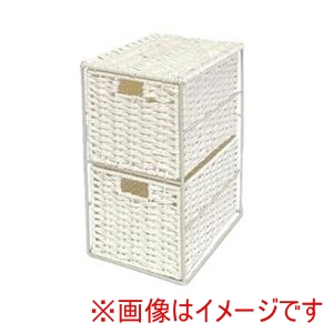 ちどり産業 ちどり産業 トイレ収納 2段 ホワイト CH-519WH