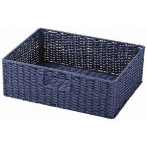 ちどり産業 ちどり産業 ペーパーバスケット ハーフ ネイビー CH-404NV