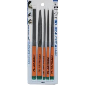 ツボサン TSUBOSAN ツボサン ST-06 細工用ヤスリ 10本型 5PCS BP入り