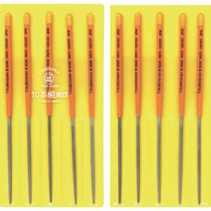 ツボサン TSUBOSAN ツボサン KA010-03 組ヤスリ 10本組 角 細目