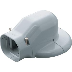 因幡電工 INABA 因幡電工 LDWM-70L-G 配管化粧カバー ウォールコーナーエアコンキャップ用 70タイプ グレー