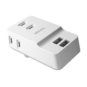 多摩電子工業 tamas 多摩電子工業 TSK05UW スマホ用ACタップ & USB 3+2 2.4A AC100-240V DC5V 電源タップ