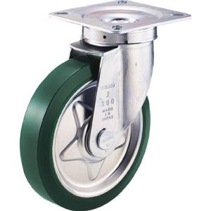 トラスコ中山 TRUSCO プレス製ウレタンキャスター 自在 Φ75 TUJ-75