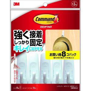 スリーエム 3M スリーエム CM1M-8 コマンドフック お買得パック M 