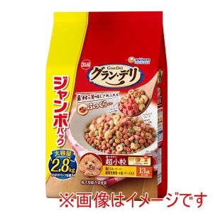 ユニチャーム Unicharm ユニチャーム グランデリ ふっくら仕立て 食べやすい超小粒 13歳以上用 ジャンボパック 2.8kg