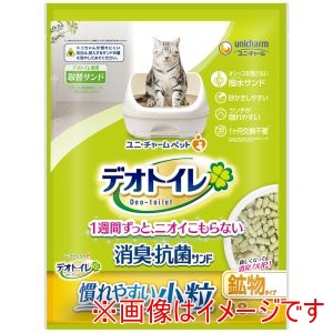 ユニチャーム unicham ユニチャーム デオトイレ 消臭・抗菌サンド 慣れやすい小粒 3.8L