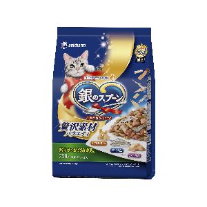 ユニチャーム Unicharm ユニチャーム 銀のスプーン 贅沢素材バラエティ まぐろ かつお ささみ 野菜味 750g