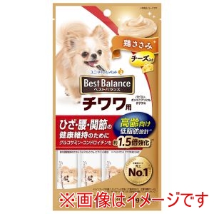 ユニチャーム unicham ユニチャーム ベストバランスおやつ チワワ用 高齢向け 鶏ささみ 15g×4本