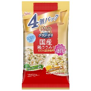 ユニチャーム Unicharm ユニチャーム グラン デリ ささみ パウチ ほぐし 成犬用 ブロッコリー×かぼちゃ 80g×4個
