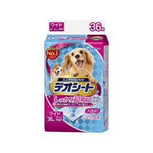 ユニチャーム Unicharm ユニチャームデオシート しっかり超吸収 無香消臭タイプ ワイド 36枚