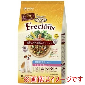 ユニチャーム unicham ユニチャーム グラン・デリ Frecious アダルト成犬用 低脂肪設計 チキン&小魚入り 1kg