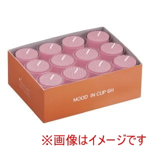 ムラエ ムラエ カップ入 カラーキャンドルローソク ピンク 24ヶ入