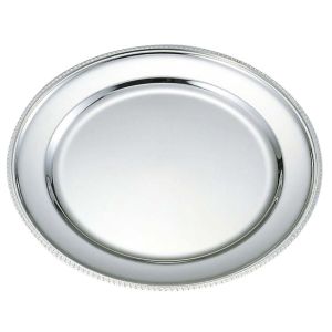 三宝産業 YUKIWA UK 18-8 菊渕 丸皿 24インチ ユキワ 三宝産業 YUKIWA