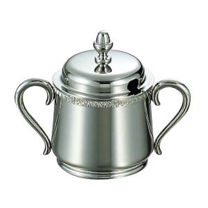 三宝産業 YUKIWA ユキワ UK 18-8 菊渕 シュガーポット 3人用 130cc 三宝産業