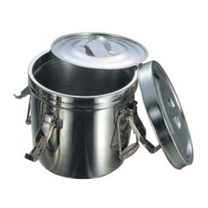 三宝産業 YUKIWA UK 18-8 ダブル汁食缶 フック付 14L 両手付 ユキワ 三宝産業 YUKIWA メーカー直送 代引不可 北海道沖縄離島不可