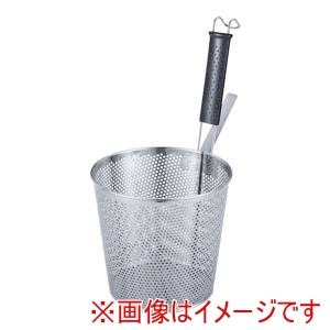 三宝産業 YUKIWA UK 18-8 パンチングシリコン柄 平底うどん揚 ユキワ 三宝産業 YUKIWA