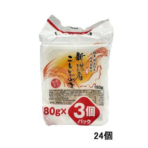 田中米穀 田中米穀 パックご飯 新潟産 こしいぶき 180g 24個 メーカー直送 代引不可 北海道沖縄離島不可