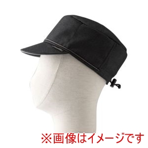 特殊衣料 特殊衣料 405258 2089 abonet+JARI アボネット+ジャリ キャップデニム ブラック フリーサイズ