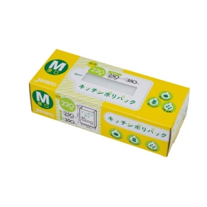 ジャパックス ジャパックス SSB05 キッチンポリパックM 厚口 220P 半透明