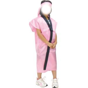 アーテック ArTec アーテック サテン ロングハッピ 桃 L ハチマキ付 1151