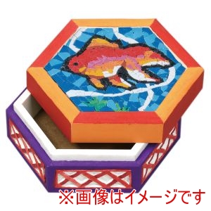 アーテック ArTec アーテック 白彫板 マルチボックス六角箱 プラモザイク付き 31524