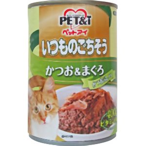 ペットアイ PET&i ペットアイ いつものごちそう かつお & まぐろ かつおぶし入り 400g