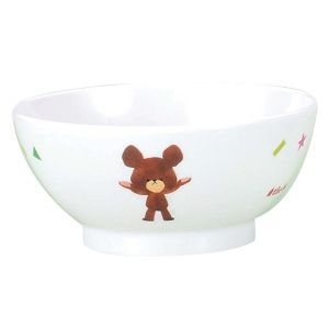 関東プラスチック工業 関東プラスチック工業 メラミン 子供用 食器 くまのがっこう 飯椀 CM-7J