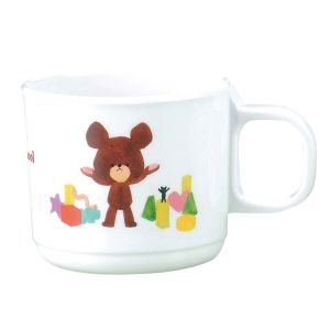 関東プラスチック工業 関東プラスチック工業 メラミン 子供用 食器 くまのがっこう マグカップ M-1301J