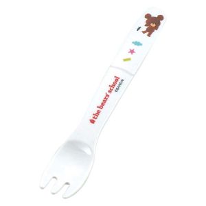 関東プラスチック工業 関東プラスチック工業 メラミン 子供用 食器 くまのがっこう ライトフォーク M-1312J