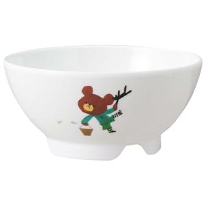 関東プラスチック工業 関東プラスチック工業 メラミン 子供用 食器 くまのがっこう ジャッキーのたからもの 飯椀 CM-S7TA