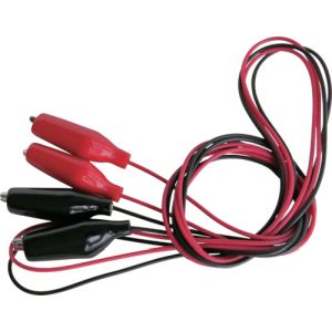 テイシン テイシン TLA-8 テストリード小 100cm シールドクリップS両端付 2本入 