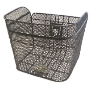 松洋製作所 メッシュ フロントバスケット 大 黒 BK-XL