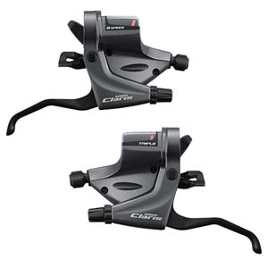 シマノ SHIMANO シマノ SHIMANO ESTRS200TPA ST-RS203 シフト ブレーキレバー 左右 4フィンガー 3/8S