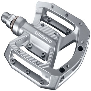 シマノ SHIMANO シマノ EPDGR500S PD-GR500 フラットペダル シルバー SHIMANO
