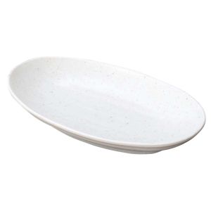 マイン MIN マイン メラミンウェア 白 小判皿 大 M11-112