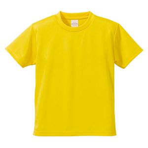 キャブ CAB ユナイテッドアスレ 4.1oz ドライ Tシャツ キッズ カナリアイエロー 160サイズ 190 590002C CAB