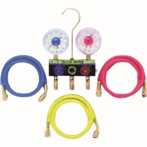 イチネンタスコ TASCO イチネンタスコ TA120T-2 サイトグラス付ゲージマニホールド TASCO