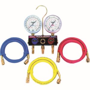 イチネンタスコ TASCO イチネンタスコ TA124EKH ボールバルブ式ゲージマニホールド TASCO